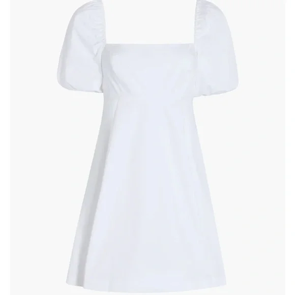 Hill House Matilda White Mini Dress - Picture 2 of 4